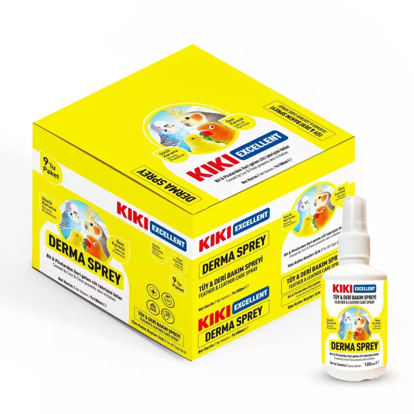 KİKİ EXCELLENT DERMA SPREY 100 ML 9'LI KUTU - 1