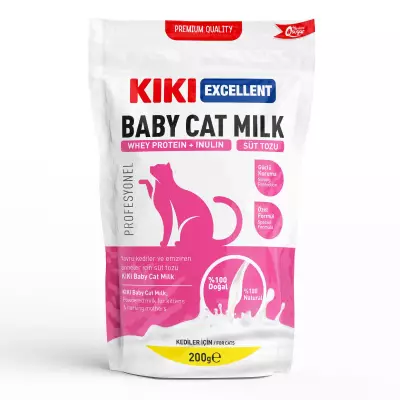 KIKI Excellent Kedi Süt Tozu (Whey Protein + İnülin) 200 gr. - 1
