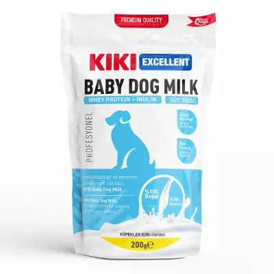 KIKI Excellent Köpek Süt Tozu (Whey Protein + İnülin) 200 gr. - 1