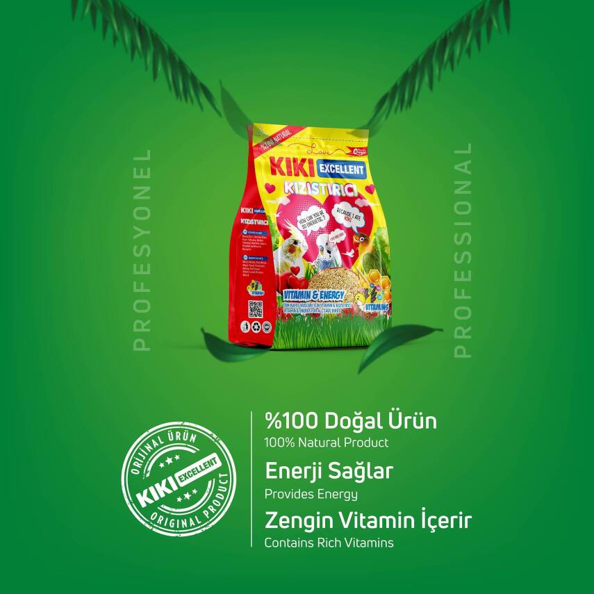 KIKI Excellent Kuş Kızıştırıcı 150 Gr. 12 Adet (Kutu) - 2