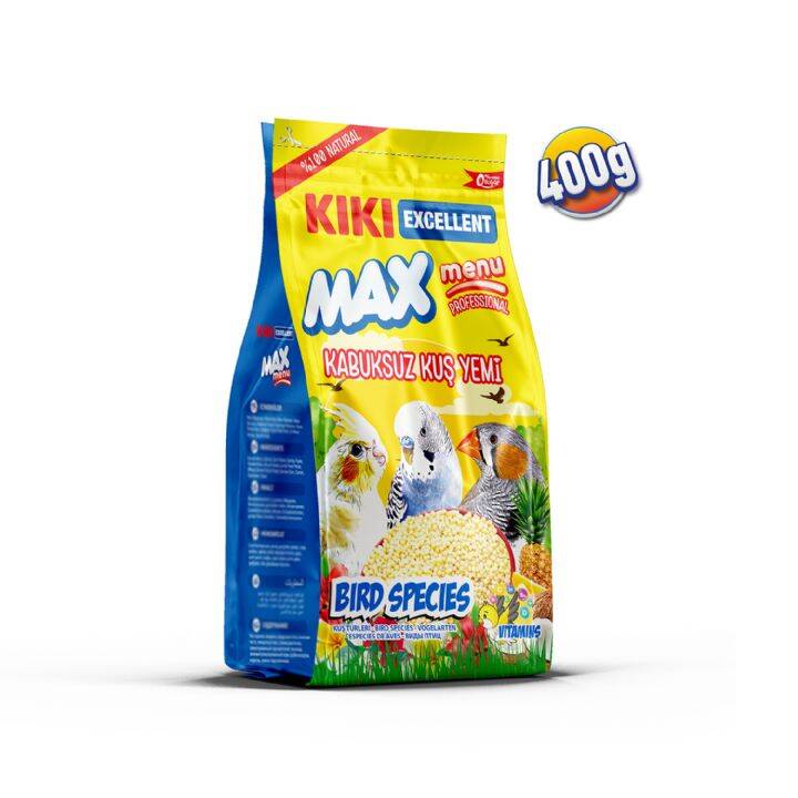 KIKI Excellent Kuş Max KABUKSUZ 400GR 12'Lİ KOLİ - 1