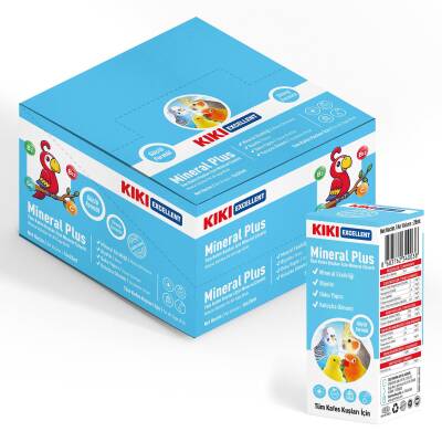 KIKI Excellent Kuş Mineral Plus 25 ml. 16 Adet (Kutu) - 1