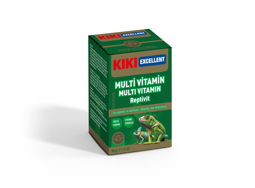 KİKİ EXCELLENT SÜRÜNGEN & AMFİBİLER İÇİN MULTİ VİTAMİN TOZU 50GR. - 1