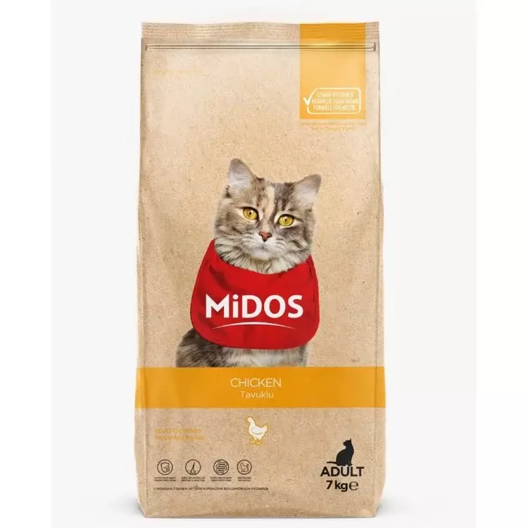 MİDOS Tavuklu Yetişkin Kedi 15 kg - 1