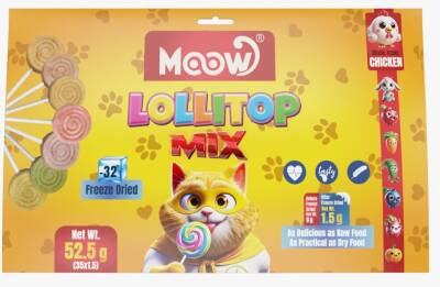 Moow Karışık 1.5gr x 35'li 7 Lezzetli Kedi Lolitop - 1