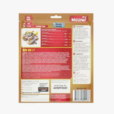Moow Morina Balıklı&Deniz Taraklı Keçi Sütlü 12gr x 30'lu Kedi Krema Ödülü - 2
