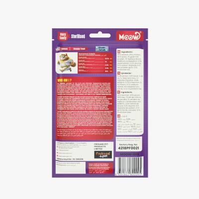 Moow Somonlu Keçi Sütlü 12gr x 6 12 li Sterilised Kedi Krema Ödülü - 2