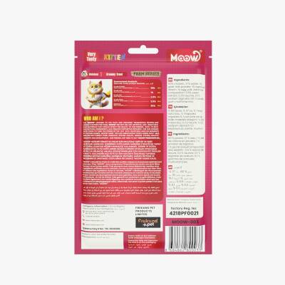 Moow Tavuklu Keçi Sütlü 12gr x 6 12 li Yavru Kedi Krema Ödülü - 2