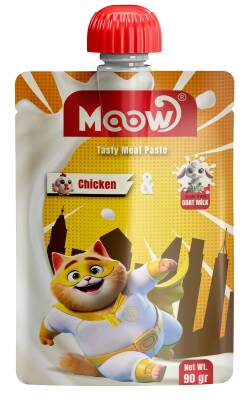 Moow Taze Tavuklu&Keçi Sütlü Kedi Et Ezmesi 90gr - 1
