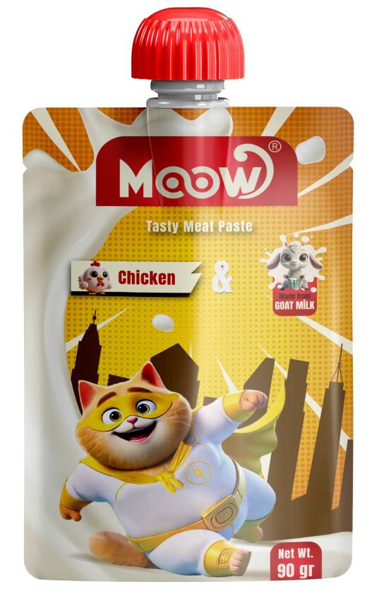 Moow Taze Tavuklu&Keçi Sütlü Kedi Et Ezmesi 90gr - 1
