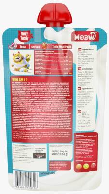 Moow Taze Ton Balıklı&Karidesli Keçi Sütlü Kedi Et Ezmesi 90gr - 2