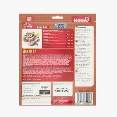 Moow Ton Balıklı&Karidesli Keçi Sütlü 12gr x 30'lu Kedi Krema Ödülü - 2