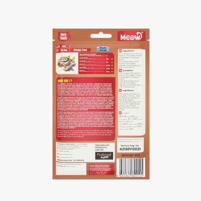 Moow Ton Balıklı&Karidesli Keçi Sütlü 12gr x 6 12 li Kedi Krema Ödülü - 2