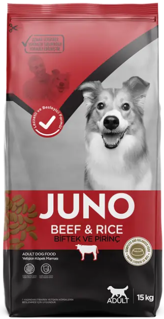 JUNO Sığır Etli Yetişkin Köpek 15kg - 1