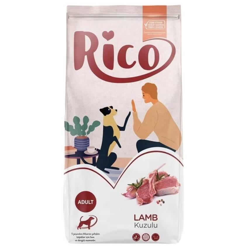 RICO Kuzu Etli Yetişkin Köpek 15 kg - 1